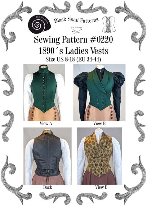 I added more sizes and back ties for a nicer fit. . Edwardian sewing patterns free